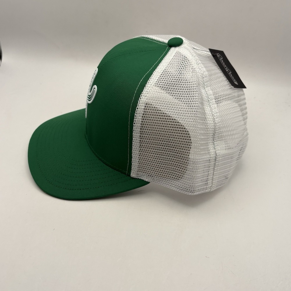 Good Good Golf "Drain It" Trucker Cap NWT Hat Adjustable Green Mesh Breathable - Picture 2 of 7